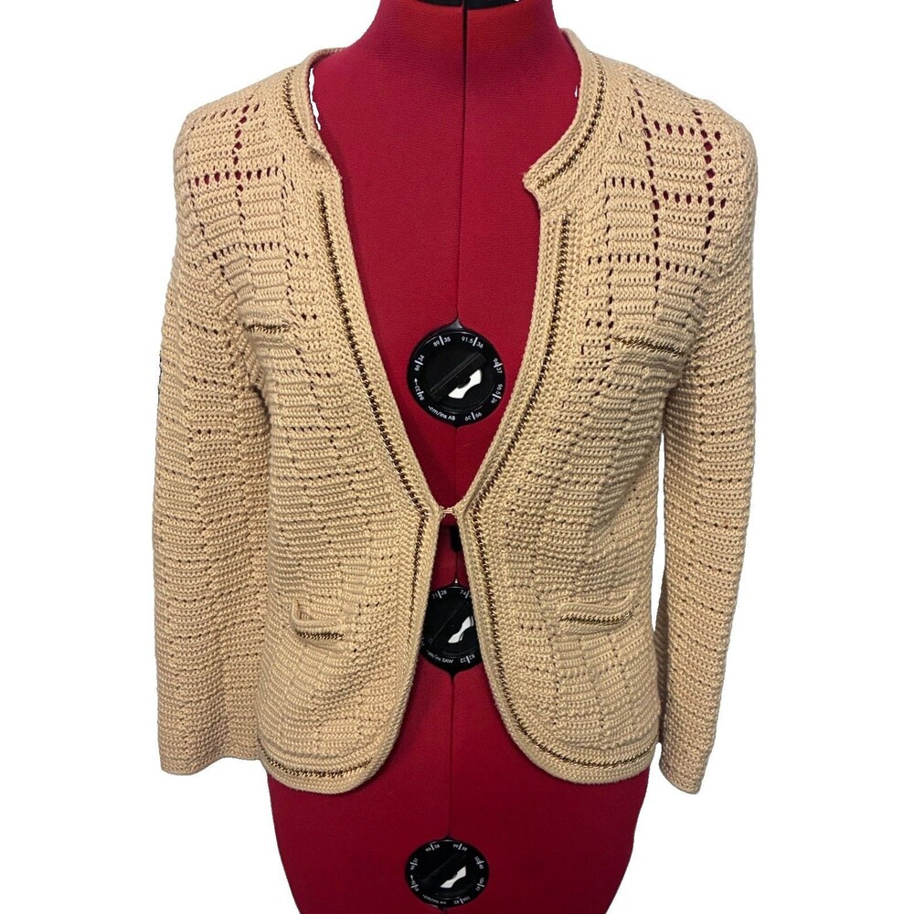 Lilly Pulitzer Women’s Beige Knit Sweater Size Medium (fits like a Small)